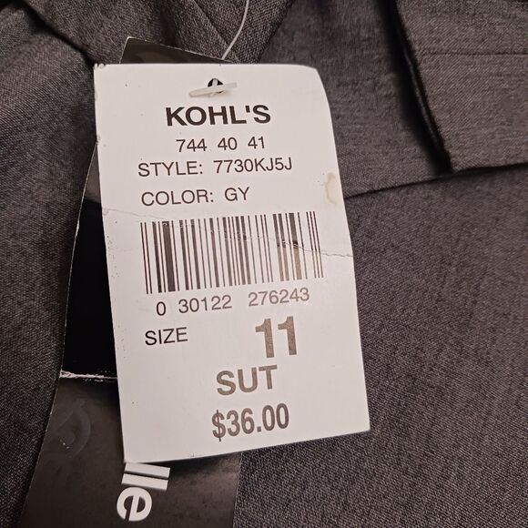 My Michelle Grey Dress Slacks Size 11 NWT! - Picture 5 of 9